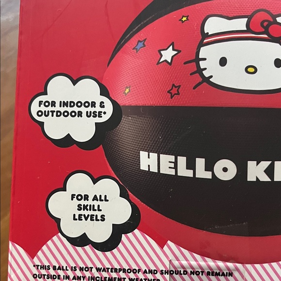 NIB!!! Hello Kitty Red and Black Size 28.5”Basketball - Picture 4 of 10